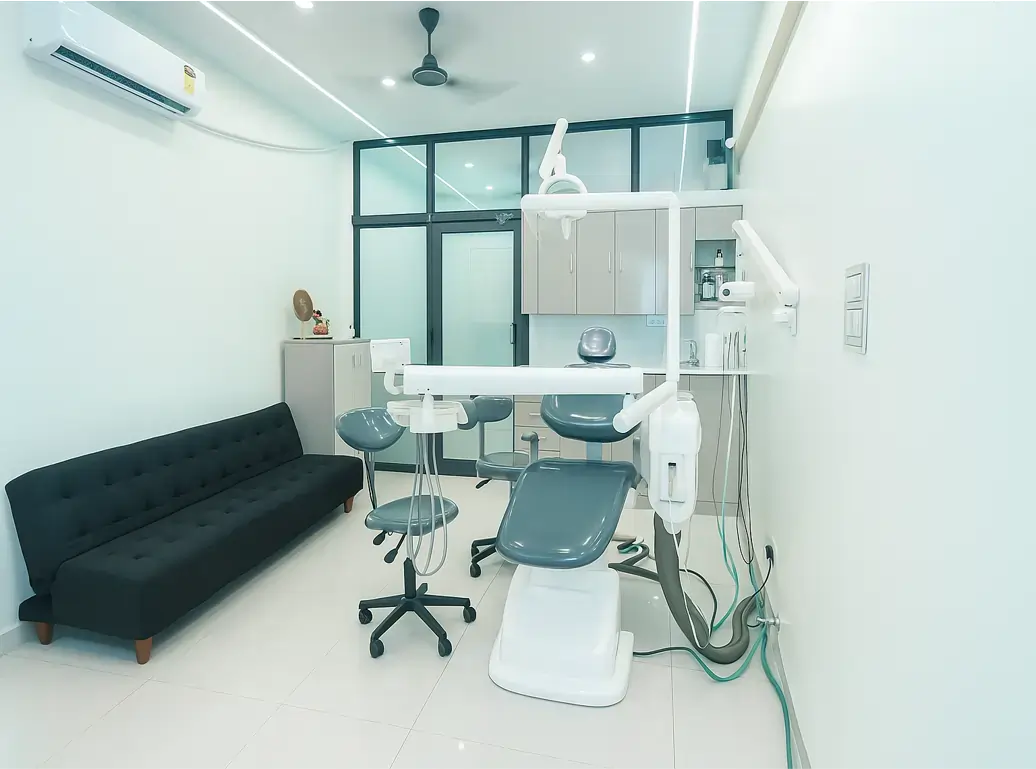 Modern dental suite interior